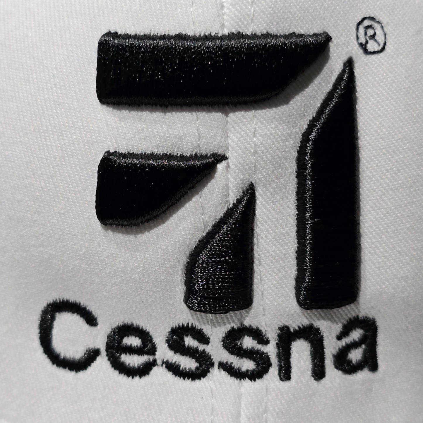 Cafara Cap "Logotipo Cessna" Blanco